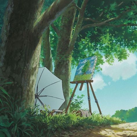 Studio Ghibli, Trees, Forest, Green, On Instagram, Instagram