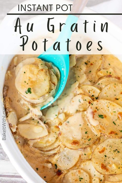 Augratin Potatoes, Au Gratin Potato Recipes, Rice Side Dish Recipes, Potatoes Au Gratin, Rice Side Dishes, Potato Recipes Side Dishes, Veggie Dishes, Pressure Cooking, Light Recipes