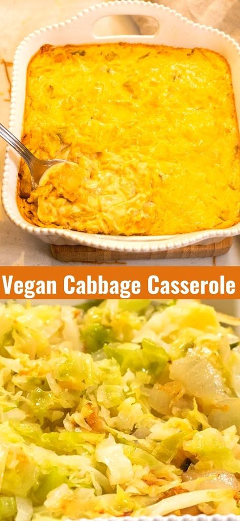 Vegetarian Cabbage Casserole, Vegan Cabbage Dinner Recipes, Cabbage Entree Recipes, Wfpb Cabbage Recipes, Vegan Cabbage Casserole Recipes, Vegan Cabbage Casserole, No Meat Casseroles, Vegan Entree Recipes Main Dishes, Vegan Cabbage And Chickpea Pie