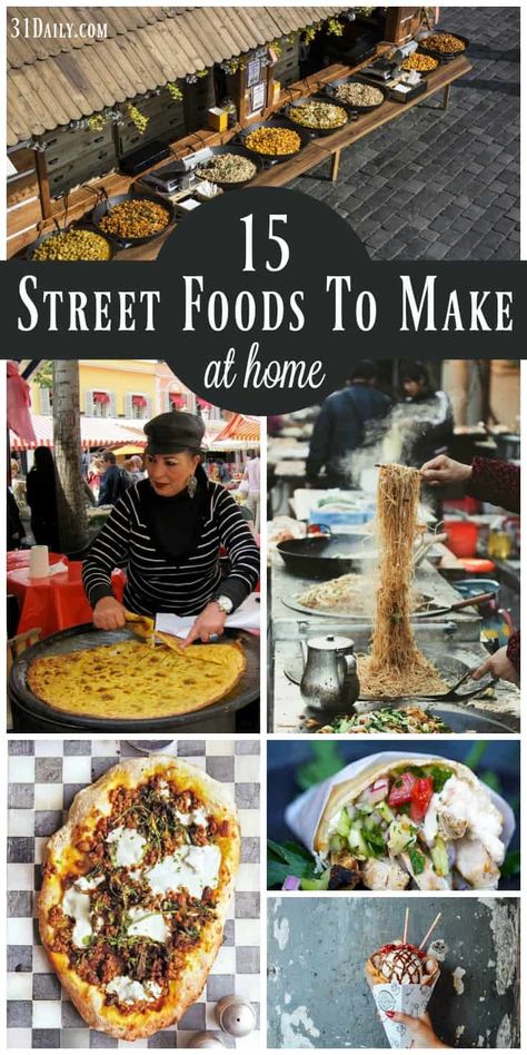 Foods To Make At Home, Street Food Recipes, World Street Food, Foods To Make, Recipes To Make At Home, Carnival Food, Doner Kebab, Asian Street Food, Foreign Food