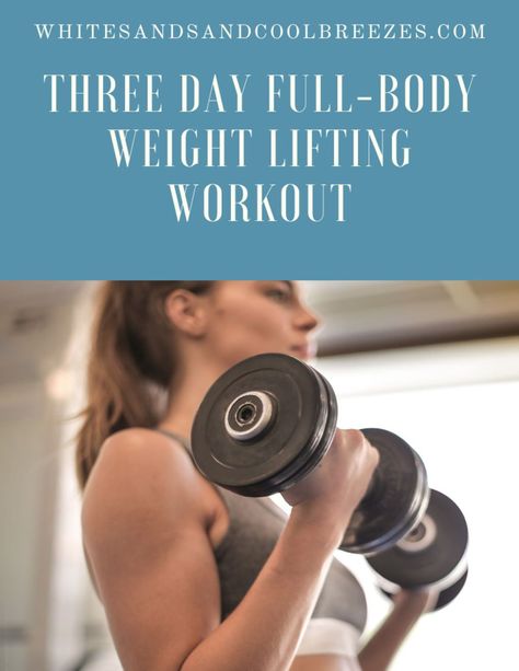 Quick Weight Lifting Workout, 3 Day Weight Lifting Plan, 3 Day Lifting Plan For Women, 3 Day Weight Lifting Plan For Women, 30 Day Weight Lifting Plan For Women, Weight Lifting Routines For Women, At Home Weight Lifting For Women, Combo Weight Lifting Moves, 3 Day Full Body Workout Plan For Women