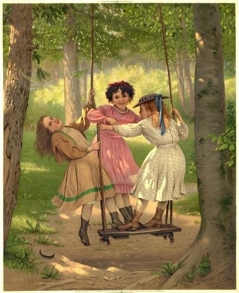 Friends Illustration friends art kids swing past girls play painting historical Vintage Foto's, Friends Illustration, Three Graces, Illustration Vintage, Vintage Pictures, Vintage Children, Newcastle, Vintage Illustration, Namaste