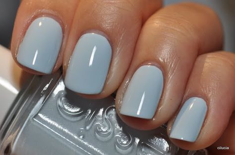 Blue Wedding Nails, Bridesmaids Nails, Nails For Bride, Light Blue Nails, Fall Palette, Gray Nails, Nails Blue, Wedding Nails For Bride, Bride Nails