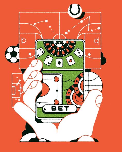 Synergy Art | The tricky strategy behind the addictive sports betting boom Illustration by @studio_ianus for @fastcompany AD by Alice… | Instagram Synergy Art, Sport Betting, Painting Inspo, Sports Betting, Illustrations, Sports, Drawings, Instagram, Art