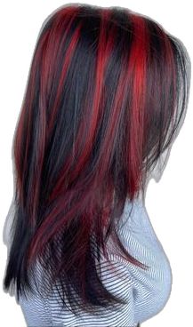 Bold Red Hair, Black Hairstyle Ideas, Red Hair Streaks, Witchy Hair, Skunk Hair, Hair Dye Tips, Hairstyle Examples, Red Hair Inspo, Dyed Red Hair