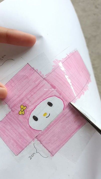 Diy My Melody, Squishies Kawaii Diy, Duck Things, Squishy Videos, Squishies Diy, Paper Squishy, Diy Hello Kitty, Squishies Kawaii, Hello Kitty Videos