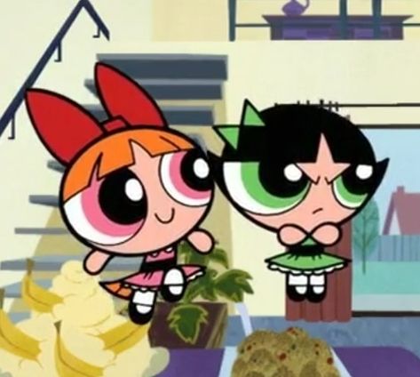 Girl Duos Cartoon, "eww Look At That Duo", Iconic Female Duos, Iconic Duos Best Friends Cartoon, Cartoon Duos, Blossom And Buttercup, Movie Duos, Powerpuff Kızları, Disney Duos