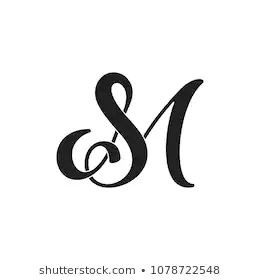 Sm Logo Images, Stock Photos & Vectors | Shutterstock Sm Tattoo, Typography Design Logo, Sm Logo, M Letter Images, Monogram Tattoo, Alphabet Tattoo Designs, M Tattoos, S Letter Images, S Logo Design