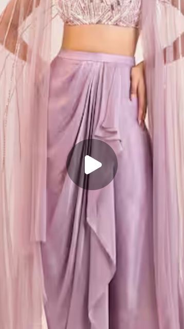 Drape Skirts Indo Western, Drape Skirt Indian, Draping Skirt, Trending Reels, Draped Skirt, Indo Western, Beautiful Drapes, Western Outfits, Indian Wear