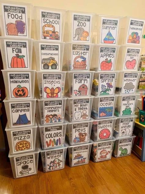 Preschool Organization, Teaching Classroom Decor, Classroom Organization Elementary, Classroom Goals, Teaching Organization, Prek Classroom, Elementary Classroom Decor, Storage Idea, Classroom Organisation