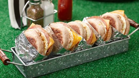 Breakfast of Champions Sandwich Recipe : Ree Drummond : Food Network Ree Drummond Recipes, Egg Sandwich Breakfast, Pioneer Woman Recipes, Breakfast Sausage, Ree Drummond, Breakfast Of Champions, Sandwich Recipe, Breakfast Sandwich, Breakfast Dishes