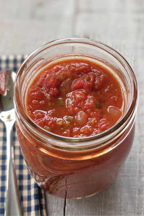 Grandma's Famous Easy Touchdown Chili Sauce - Blessed Beyond Crazy Tomato Chili Sauce, Canning Chilli Sauce, Old Fashioned Chili Sauce Recipe, Easy Chili Sauce Recipe, Chili Sauce Canning Recipes, Canning Chili Sauce Recipe, Tomato Chili Sauce Recipe, Homemade Chili Base For Canning, Homemade Chili Sauce Recipe