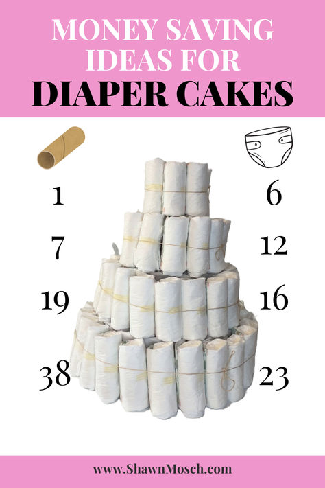 diaper cake, baby shower, decorations Western Diaper Cake Boys, Small Diaper Cakes Diy, Gender Neutral Diaper Cake Ideas, How To Make A Diaper Cake Step By Step, How To Make A Diaper Cake, Western Diaper Cake, Diaper Cakes For Baby Boy, Football Diaper Cake, Fall Diaper Cake