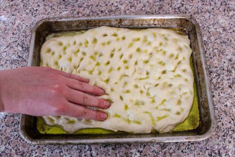 Shortcut Focaccia Bread with Premade Pizza Dough - The Default Cook Focaccia Bread Pizza Dough, Foccacia From Pizza Dough, Pizza Dough Focaccia Bread, Focaccia With Pizza Dough, Focaccia Bread With Pizza Dough, Focaccia From Pizza Dough, Focaccia Bread From Pizza Dough, Frozen Bread Dough Focaccia, Pizza Dough Focaccia