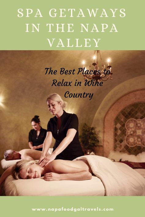 Napa Valley Spa, Luxury Massage, Napa Trip, Napa Valley Trip, Spa Getaways, Spa Resorts, Body Wellness, Napa Valley Wine, Bachelorette Themes