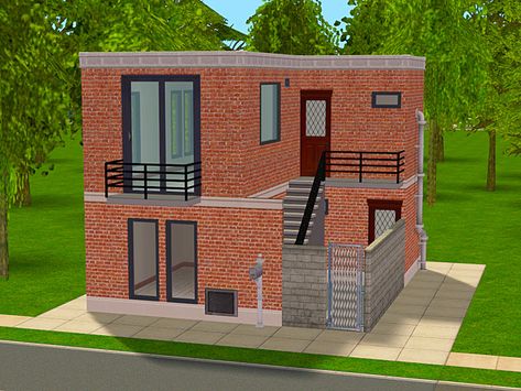 Sims 2 Building Ideas, Sims 2 Build, Sims 2 House Ideas, Ts2 Mods, Sims Apartment, Sims 2 House, Sims 2 Cc, Korean House, Add A Bathroom