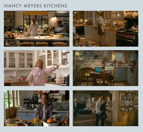 How To Get The Nancy Meyers Aesthetic At Home: A (Really) Deep Dive - Emily Henderson Its Complicated House, Aesthetic At Home, Nancy Meyers Aesthetic, Nancy Meyers Movies, The Parent Trap, Hamptons Home, Parent Trap, Nancy Meyers, Aesthetic Kitchen