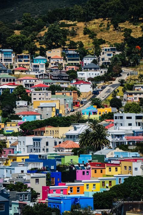 alt="The Colourful Houses of Bo-Kaap, Cape Town" Bo Kaap Cape Town, Bo Kaap, Sustainable City, Cycling Route, Water Usage, Game Reserve, Cape Town South Africa, Water Activities, Whale Watching