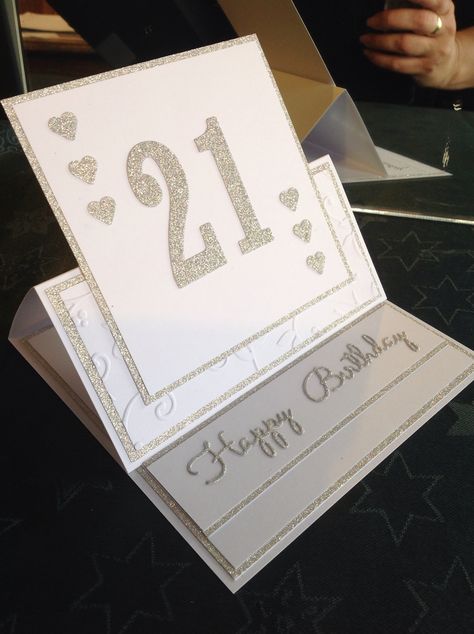 Stampin Up 21st Birthday Cards Female, Stampin Up 21st Birthday Cards, 21 Birthday Card Ideas, Handmade 21st Birthday Cards Ideas, 21st Birthday Card Ideas, Birthday Cards For 21st Birthday, Homemade 21st Birthday Cards, 21st Birthday Card, Handmade 21st Birthday Cards For Females