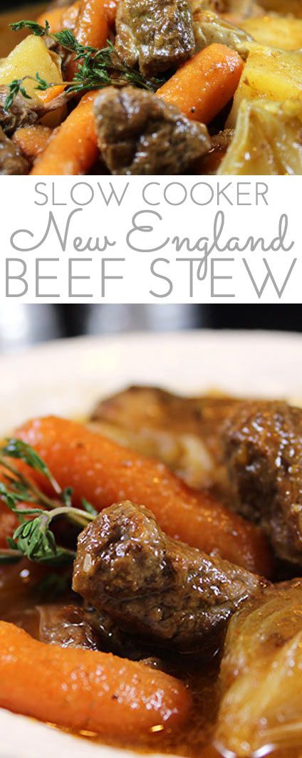 New England Slow Cooker Beef Stew Recipe. Hearty and tender beef stew cooks all day long in the crockpot. Rich gravy and tender beef and vegetables. Best beef stew ever! London Recipes, Best Beef Stew Ever, Slow Cooker Fajitas, Tender Beef Stew, Best Beef Stew, Stew Crockpot, Slow Cooker Recipes Beef Stew, Beef And Vegetables, Slow Cooker Enchiladas