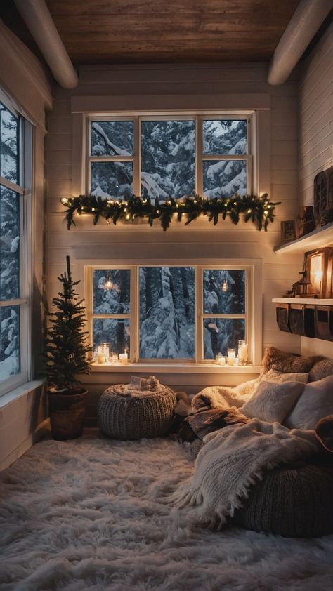 Transform your living space into a cozy winter room decor with these DIY aesthetic ideas Get inspired by vintage vibes bohemian and rustic apartment living Elevate your living space with farmhouse elegance and avant-garde designs Winter Cozy Living Room, Winter Apartment Decor, Cozy January Aesthetic, Hygge Winter Aesthetic, Cozy Winter Apartment, Winter Hygge Aesthetic, Winter Hygge Decor, Cosy Winter Aesthetic, Winter Mood Cozy