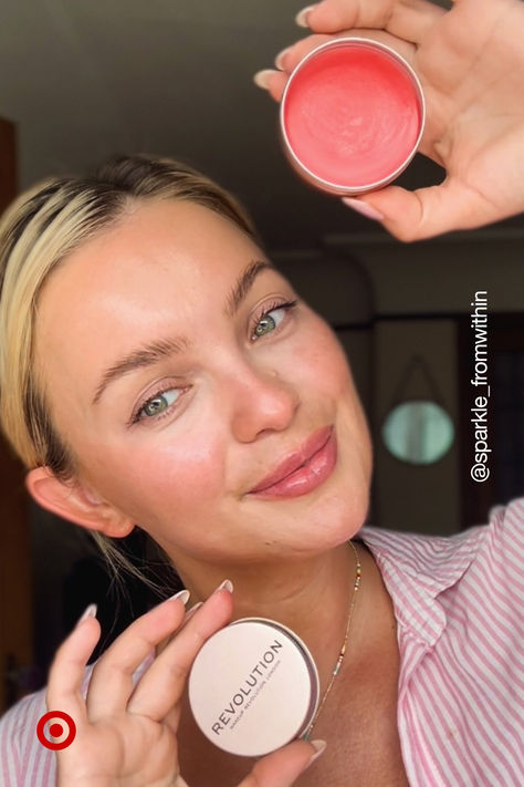 Elevate your makeup routine with this tinted lip & cheek balm. Its dewy formula blends so smoothly, you'll love the radiant-fresh finish. It's a go-to for summer-to-fall everyday looks. Keep on glowing! True Spring Makeup, Simple Makeup Tips, Wishlist 2024, Best Lipsticks, Deep Plum, Spring Makeup, Shop Makeup, Blue Makeup, Feel Pretty