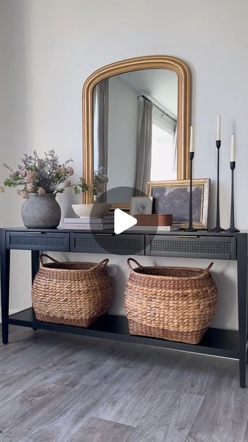 Christin | Design | Lifestyle | Content Creator on Instagram: "✨ Console Table Styling ✨ Finished styling my console table and wanted to share! Most of the items are from Target Studio McGee and Hearth and Hand spring collections. I went a little more spring because of the florals but I am going to try to find some good greenery to share soon. Comment “shop” and I’ll dm you a link - have to be following for Instagram to allow dm to send Shop my LTK https://liketk.it/4s94n @ltk.home @shop.ltk ✨ Follow @christingracehome for more home decor ✨ #target #home #homedecor #homesweethome #studiomcgee #studiomcgeethreshold #studiomcgeefortarget #studiomcgeeinspired #studiomcgeestyle #townhomes #townhome #smallhouse #consoletable #consoletabledecor #consoletables #consoletablestyling #townhou Lifestyle Content Creator, Target Home, Console Table Styling, Console Table Decorating, Entrance Ways, Lifestyle Content, Table Styling, Hearth And Hand, Studio Mcgee