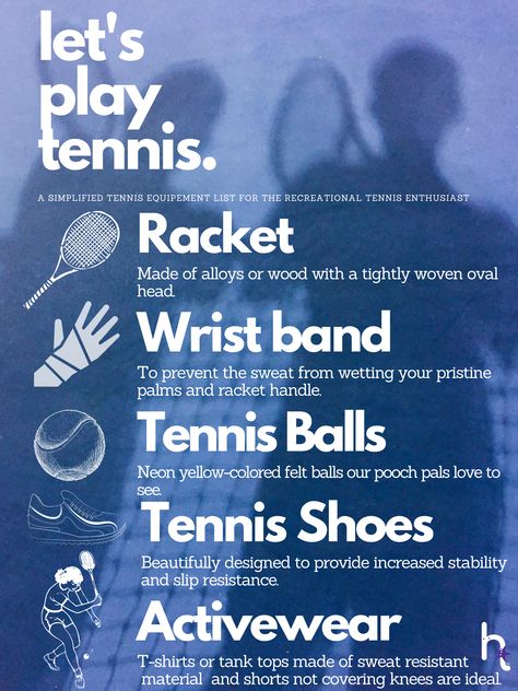 Whether you’re starting out as a new player or you’re a seasoned player looking to hone those skills, this list will help you have a great session. Check out this list of tennis essentials and use it as a checklist to gather the equipment you need to get a fantastic game in during National Play Tennis Day! We hope you have a safe, active, and dynamic day! #EveryDayisaHoliday #HolidayChannel #holidaycrazy #tennis #playtennis #sports #active #outdoors Tennis Bag Essentials List, Tennis Essentials, Tennis For Beginners Learning, Tennis Beginner Tips, Tennis Bag Essentials, Exercises For Tennis Players, Tennis Serve Tips, Beginner Tennis, How To Play Tennis