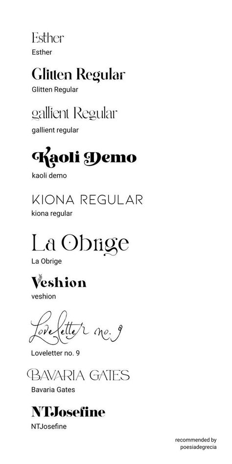 Fonts For Cosmetic Brands, Blog Logo Design Ideas, Logo Design Inspiration Canva, Canva Logo Ideas, Aesthetic Logo Design Ideas, Minimalistic Fonts, Organic Font, Logo Fotografia, Fonts Name