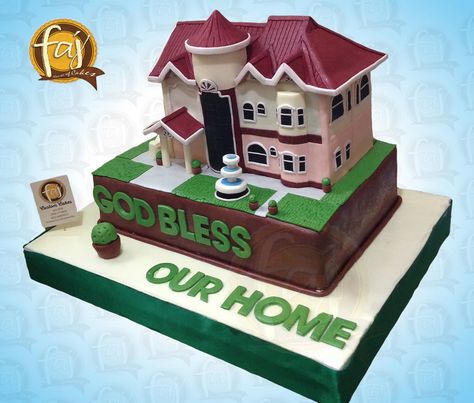 3d House Cake by Faj Custom Cakes #Houseblessing #‎themecakes‬ ‪#‎housecakes‬ ‪#‎celebrationcakes‬ ‪#‎cakesiligan‬ ‪ #3Dcakes‬ ‪#‎birthdaycake‬ ‪#‎cakesphilippines‬ ‪#‎FAJ‬ ‪#‎experienceFAJ‬ At FAJ, ‪#‎webakehappiness‬ House Blessing Cake, House Blessing Cake Design, Cake House Design, Housewarming Cake, Interesting Cakes, Cakes Design, Baking School, Cake House, House Blessing