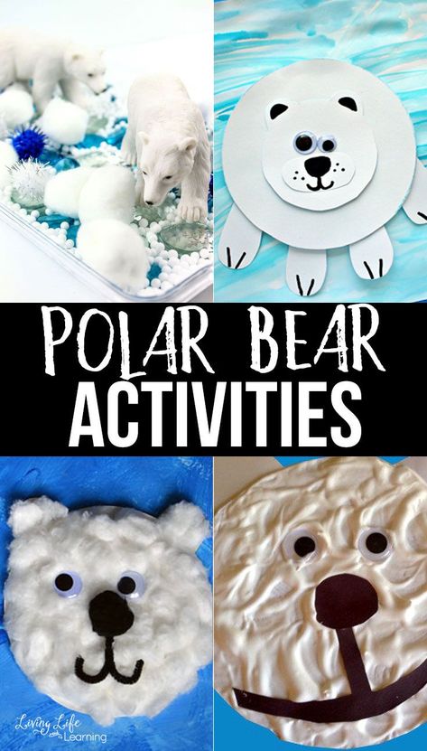 My daughter love animals and these Preschool Polar Bear Activities are a great way to make those drab winter days fun and learn all about them. My preschooler loves these polar bear activities.#polarbears #winter Polar Bear Activities For Preschool, Bear Activities For Kids, Bear Activities Preschool, Polar Bear Activities, Polar Bears Preschool, Polar Bears Activities, Bear Activities, Bears Preschool, Polar Bear Craft