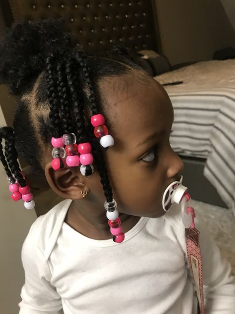 One year old hair style Puff and braids Braided Styles For One Year Old, One Year Old Braid Hairstyles, Black One Year Old Hairstyles, One Year Old Black Baby Girl Hairstyles, Cute Hairstyles For Black Kids 9-10, Toddler Braids, Toddler Braided Hairstyles, Old Hairstyles, Athletic Hairstyles