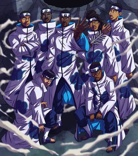 Black Akatsuki, Ninja Artwork, Six Paths Of Pain, Black Ninja, The Seven, Black Men, On Instagram, Instagram