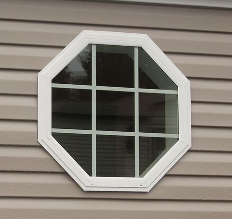 Octagon Window | Commodore of Pennsylvania Hexagon Window, Octagon Window, Porch Awning, Awning Windows, Shaped Windows, Porch Windows, Crank Windows, Garage Office, Rhombus Shape