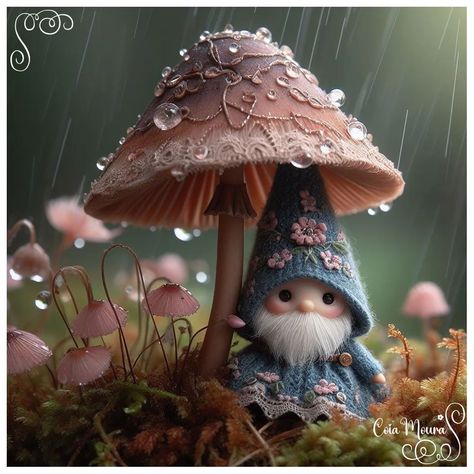 Little faires and gnomes. 🧚‍♀️🧚 Gnome Aesthetic Dnd, Gnome Core Aesthetic, Gnomes Aesthetic, Gnome Wallpaper Android, Dark Gnome Fantasy Art, Gnome Phone Wallpaper, Cute Gnomes, Fairytale Stories, Gnome House