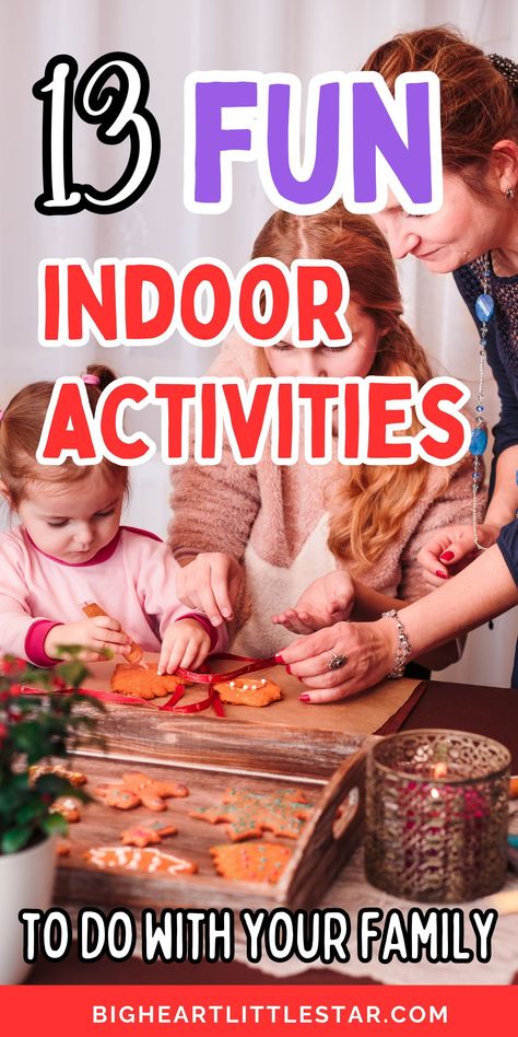 Enjoy fun-filled indoor activities with your family, even when it’s cold outside. From exciting family games to creative DIY projects, these ideas will keep kids and adults entertained. Perfect for chilly days, these activities will help you create lasting family memories without leaving the house. Indoor Family Activities, Family Fun Games, Family Games Indoor, Family Day Activities, Fun Indoor Games, Family Fun Night, Family Weekend Activities, Fun Things To Do Indoors Leisure Activities Ideas, Family Fun Night Ideas At Home, Family Indoor Activities, At Home Family Activities, Fun Stuff To Do, Family Activities At Home, Family Day Activities, Kid Games Indoor, Cheap Family Activities