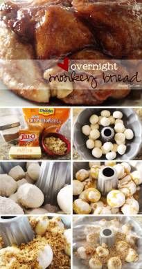 Overnight Monkey Bread, Pan Rolls, Christmas Breakfasts, Christmas Menus, Frozen Dinner Rolls, Frozen Dinner, Monkey Bread Recipe, Simple Breakfast, Monkey Bread