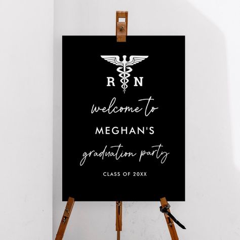 Nurse Graduation Backdrop, Nurse Graduation Party Decorations, Nursing School Graduation Party, Graduation Party Signs, Graduation Poster, Nursing School Graduation, Graduation Backdrop, Graduation Signs, Nursing Graduation