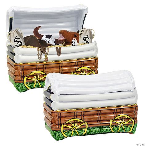 Load up the wagon and get ready to head west! This Inflatable Chuck Wagon Cooler is the perfect addition to your western party supplies. Load it up with ice ... Party Cooler, Drink Cooler, Chuck Wagon, Western Party, Party Supplies, Design