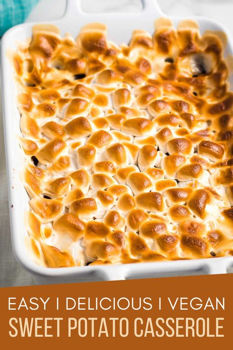 Meal Prep Frozen, Sweet Potato Caserole, Healthy Casserole Recipes For Dinner, Sweet Potato Casserole With Marshmallows, Vegan Sweet Potato Casserole, Sweet Potatoes With Marshmallows, Healthy Casserole, Sweet Potato Thanksgiving, Healthy Casserole Recipes