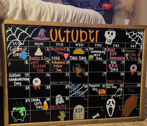 October Calender Ideas Dry Erase, October Calendar 2024 Chalkboard, October White Board Ideas Calendar, October Dry Erase Calendar Ideas, October Chalkboard Art Calendar, October Whiteboard Calendar, September Chalkboard Ideas, September White Board Calendar Ideas, Calendar Ideas Whiteboard