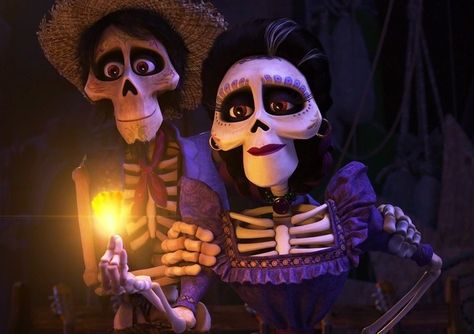 Hector And Imelda, Disney Halloween Makeup, Coco Film, Coco Hector, Coco Art, Gael Garcia, Mexican Heritage, Witchy Crafts, Pixar Movies