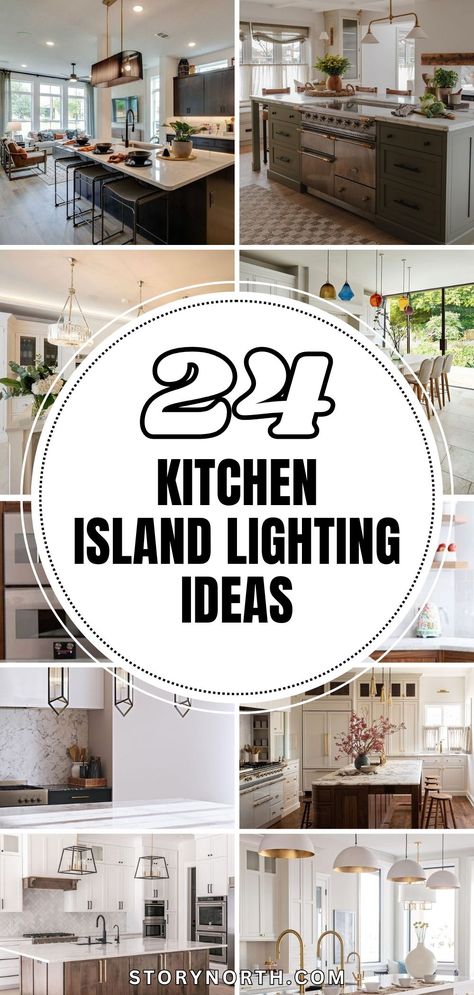 Save this pin for inspiring kitchen island lighting ideas to transform your space! Elevate your home decor with these stunning designs. #HomeDecor #KitchenIsland #LightingIdeas Lights Above Counter, Replacing Pendant Lights, Kitchen Island Cabinet Lighting, Kitchen Island Drop Lights, Kitchen Island Light Fixtures Ideas, Over Counter Pendant Lights, Light Over Island Kitchen, Kitchen Island Recessed Lighting, Two Pendant Lights Over Kitchen Island