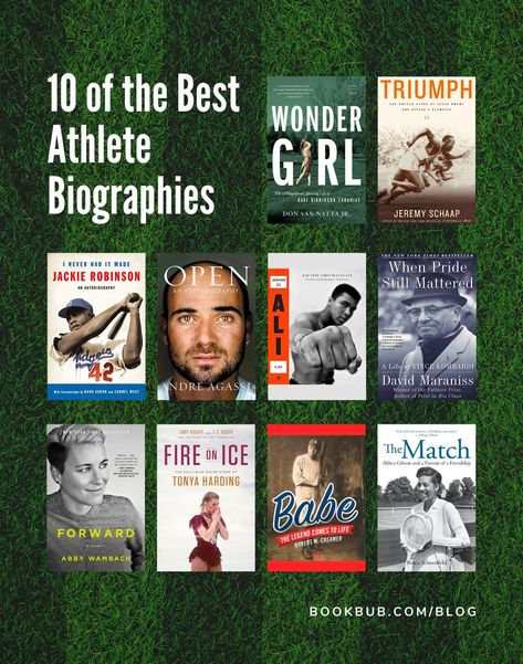 These are some of the best athlete biographies for sports lovers to add to their reading list. #books #biographies #athletics Books For Athletes, Biographies To Read, Best Autobiographies, Historical Nonfiction, Books Worth Reading, Autobiography Books, Best Biographies, Library Book Displays, Best Audiobooks