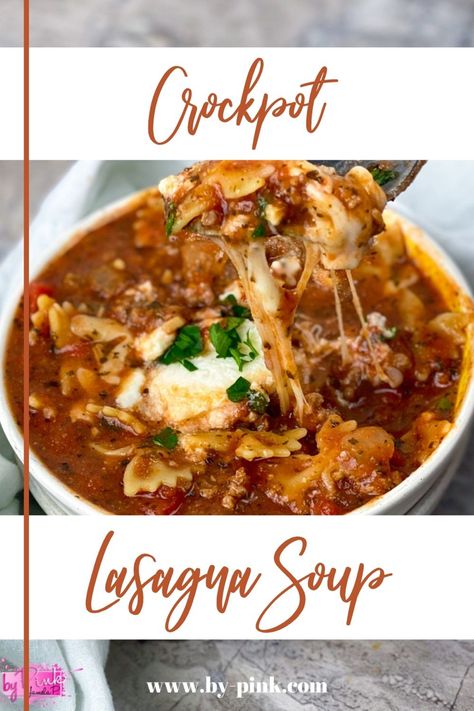 Keto Taco Skillet, Crockpot Lasagna Soup Recipe, Soup Lasagna, Lasagna Soup Crockpot, Pasta Toppings, Delicious Lasagna, Simple Crockpot, Taco Skillet, Recipe Crockpot