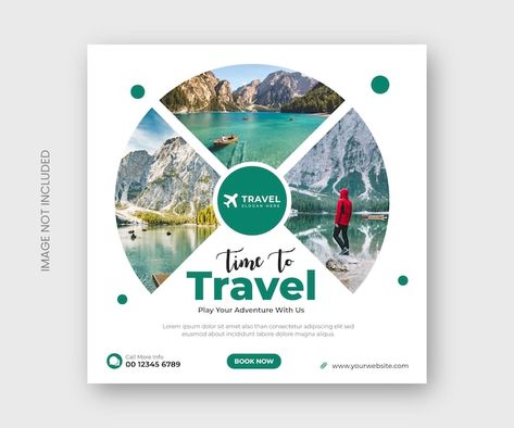 Tourism Social Media Post, Traveling Social Media Post, Travel Social Media Posts Design, Travel Creative Post, Tourism Social Media Design, Tourism Design Ideas, Travel Design Ideas, Travel Post Design, Travel Banner Design