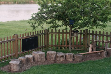 Tree Stump Ideas, Play Backyard, Stump Ideas, Lawn Ideas, Outdoor Play Space, Outdoor Play Spaces, Natural Play, Tree Stumps, Sensory Garden