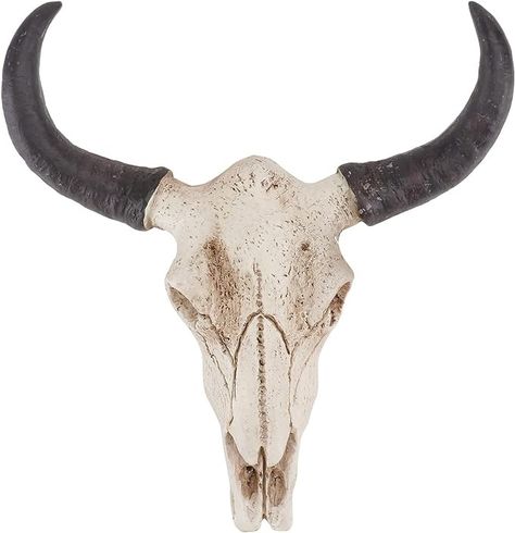 IMIKEYA Halloween Cow Skull Decor: Realistic Statue Skeleton Animal Head Bull Head Skull Wall Hanging Art Home Wall Decor Bison Skull Decor, Cow Wall Decor, Cow Skull Decor, Bison Skull, Skull Wall Decor, Animal Head Wall, Skull Statue, Longhorn Skull, Steer Skull