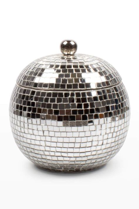 HF91J 8 Oak Lane Disco Ball Ice Bucket Kitchenware Set, Vase With Lights, Marble Vase, Copper Cookware, Ice Ball, Leather Frames, Apothecary Jars, Luxury Kitchen, Disco Ball