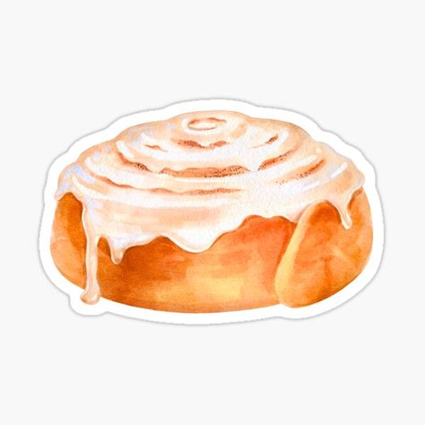 "cinnamon bun" Sticker for Sale by BookishSpace1 | Redbubble Cinnamon Rolls Sticker, Cinnamon Roll Sticker, Cherry Drawing, Cinnamon Buns, Cinnamon Rolls, Cute Stickers, Cinnamon, Rolls